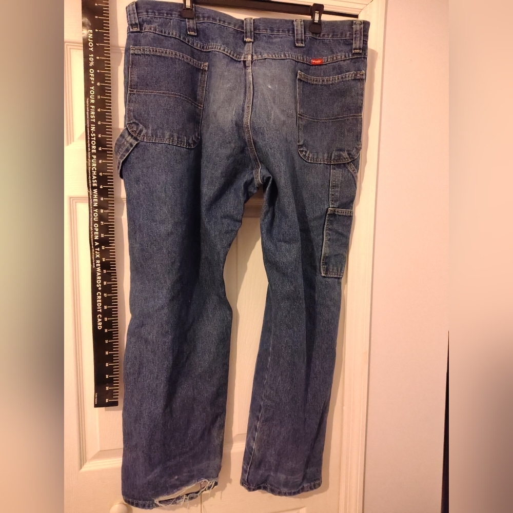 Wrangler Relaxed Fit Blue Jeans Carpenter Style Rare Authentic Classic